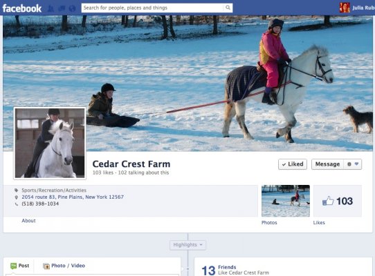 Cedar Crest on Facebook